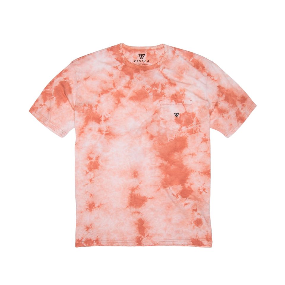 tie dye camiseta vermelha